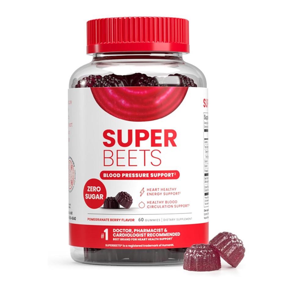 Superbeets Heart Gummies - null sukker