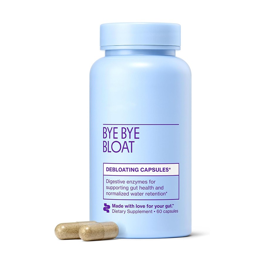 Natura De-Bloating Digestive Support Capsules