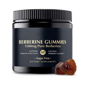 Berberine Gummies 1500 mg ren Himalaya Berberis -ekstrakt for immunstøtte Holistisk velvære blåbærsmak, sukkerfri