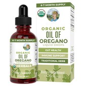 Organisk olje av oregano Liquid Drops Nature's Immune Gut Support