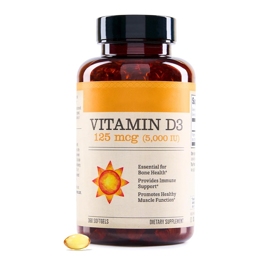Vitamin D 3 5000 iu Din daglige solskinn for helhetlig velvære
